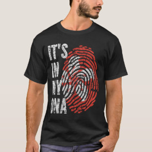 ES IST IN MEINER DNA Hongkonger Flagge Männer Frau T-Shirt
