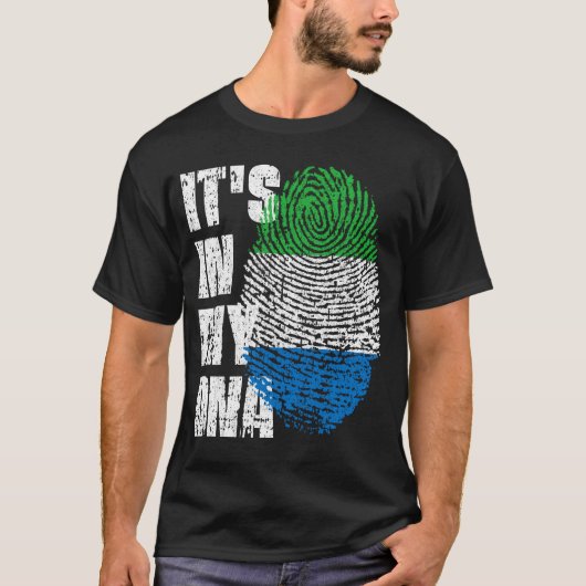 ES IST IN MEINER DNA IN DER Sierra Leone Flag Boy T-Shirt (Vorderseite)