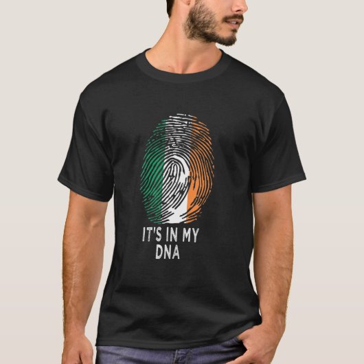 Es ist in meiner DNA Irish Roots Ireland Flag T-Shirt (Vorderseite)