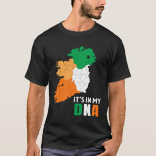 Es Ist In Meiner Dna Irland Irische Flagge Geschen T-Shirt