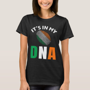 Es Ist In Meiner Dna Irland Irische Flagge Geschen T-Shirt