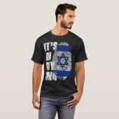 ES IST IN MEINER DNA Israel Flag Boy Girl Gift T-Shirt (Vorne ganz)