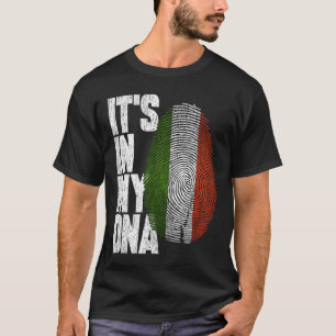 Es ist in meiner DNA Italienische Stolz-Flagge Ita T-Shirt