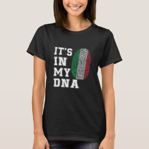 Es ist in meiner DNA Italienische Stolz-Flagge Ita T-Shirt