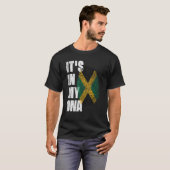 ES IST IN MEINER DNA, Jamaika Flag Jamaikanisch T-Shirt (Vorne ganz)