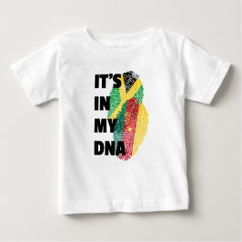 Es ist in meiner DNA - Jamaika & Kamerun Fingerpri Baby T-shirt