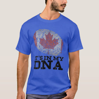 Es ist in meiner DNA kanadische Flagge Hockey Fan  T-Shirt