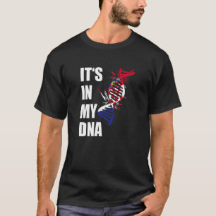Es ist in meiner DNA kroatische Flagge Herkunft Kr T-Shirt