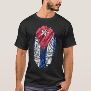 Es ist in meiner DNA kubanische Flagge Fist Cuba L T-Shirt