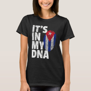 Es ist in meiner DNA-kubanischen Flagge kubanische T-Shirt