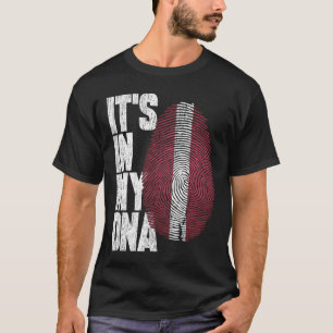 Es ist in meiner DNA Lettisch Shirt Proud Hispanic