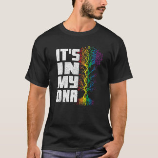 Es ist in meiner DNA LGBT Flag Transgender Rainbow T-Shirt