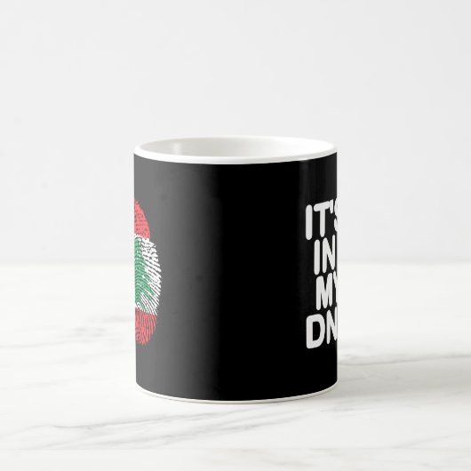 Es ist in meiner DNA Libanon Flag Libanon libanesi Kaffeetasse (Mittel)