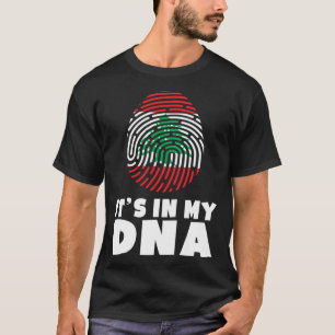 Es ist in meiner DNA Libanon-Flagge Stolz libanesi T-Shirt
