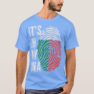 ES IST IN MEINER DNA Madagaskar Flag Funny Malagas T-Shirt