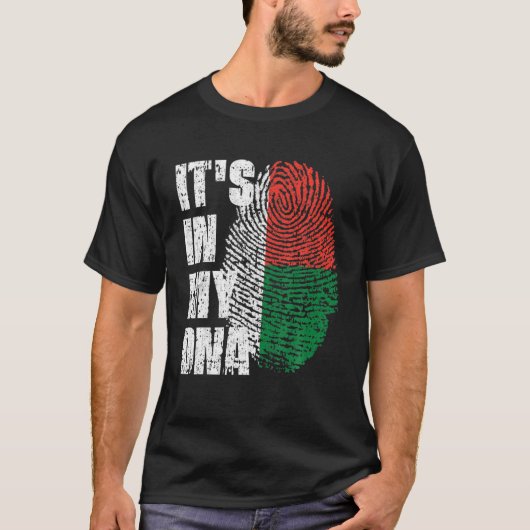 ES IST IN MEINER DNA Madagaskar Flag Madagaskar Ma T-Shirt (Vorderseite)