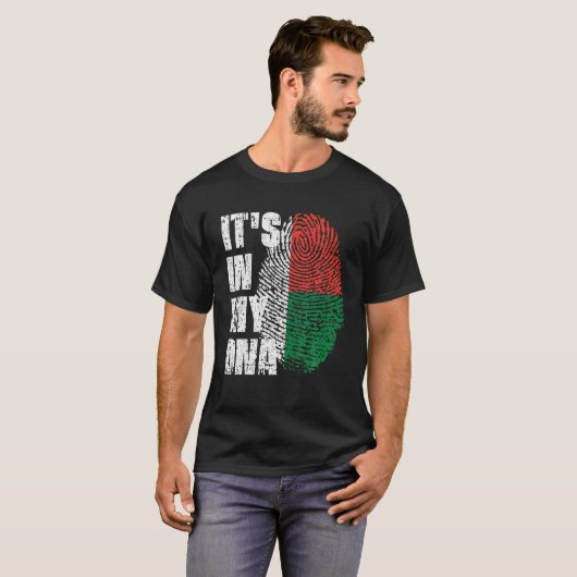 ES IST IN MEINER DNA Madagaskar Flag Madagaskar Ma T-Shirt (Vorne ganz)