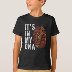 Es ist in meiner DNA - Mazedonien-Flagge T-Shirt