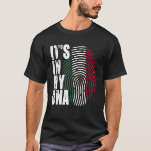 Es ist in meiner DNA Mexikanische Flagge Unabhängi T-Shirt