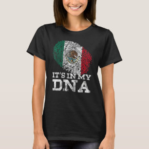 Es ist in meiner DNA-Mexiko-Flagge mexikanische Hi T-Shirt