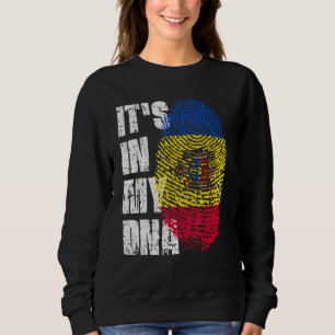 Es ist in meiner DNA Moldau-Flagge Moldaus Sweatshirt