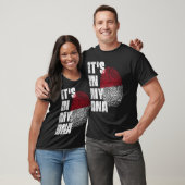 ES IST IN MEINER DNA-Monaco-Fahne T-Shirt (Unisex)