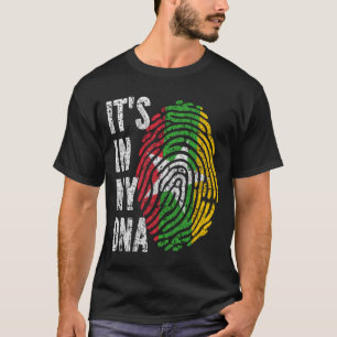 ES IST IN MEINER DNA Myanmar, Burma Flag Männer Fr T-Shirt