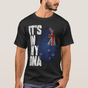 Es ist in meiner DNA, Neuseeland stolz auf die Fla T-Shirt