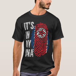 ES IST IN MEINER DNA, Nordkorea Fahne Männer Fraue T-Shirt