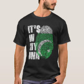 ES IST IN MEINER DNA, Pakistan Flag Pakistani T-Shirt (Vorderseite)
