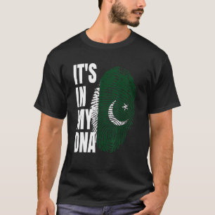 Es ist in meiner DNA-pakistanischen Flagge für das T-Shirt