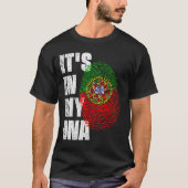 ES IST IN MEINER DNA, Portugal Flag T-Shirt (Vorderseite)