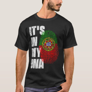 ES IST IN MEINER DNA, Portugal Flag T-Shirt