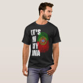 ES IST IN MEINER DNA, Portugal Flag T-Shirt (Vorne ganz)