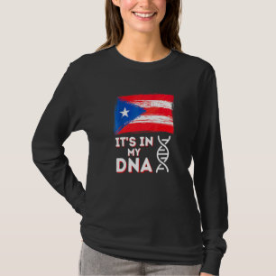 Es ist in meiner DNA Puerto Rico-Flagge Puerto-ri T-Shirt