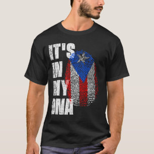 ES IST IN MEINER DNA Puerto Rico-Flagge T-Shirt