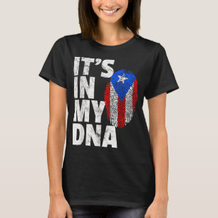ES IST IN MEINER DNA Puerto Rico Rico Rico Flag Mä T-Shirt