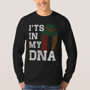 Es ist in meiner DNA Sambischer Fingerabdruck Stol T-Shirt