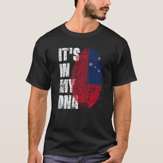 Es ist in meiner DNA-Samoa-Flagge Samoans T-Shirt (Vorderseite)