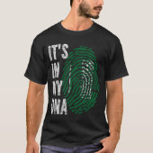 ES IST IN MEINER DNA, Saudi-Arabien Fahne Männer F T-Shirt (Vorderseite)