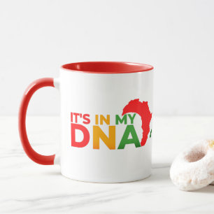 Es ist in meiner DNA - Schwarze Geschichte Monat Tasse