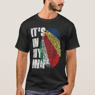 Es ist in meiner DNA-Seychellen-Fahne Seychellois T-Shirt