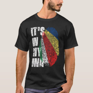 Es ist in meiner DNA-Seychellen-Fahne Seychellois T-Shirt