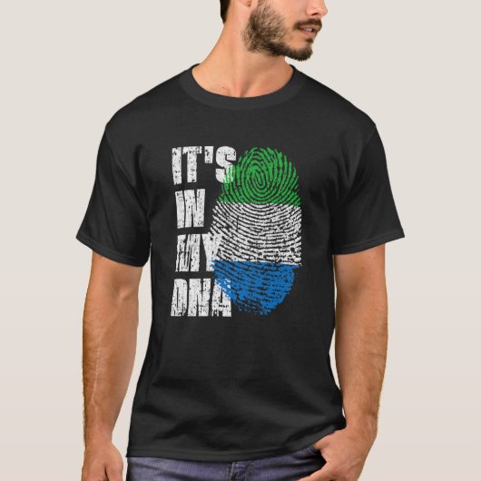 ES IST IN MEINER DNA, Sierra Leone Flag Sierra Leo T-Shirt (Vorderseite)