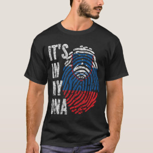 ES IST IN MEINER DNA Slowenische Fahne Männer Frau T-Shirt