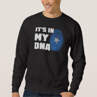 Es ist in meiner DNA Somalia Flag Fingerprint Männ Sweatshirt