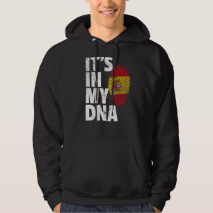 Es ist in meiner DNA Spanisch Spanien Flagge Männe Hoodie
