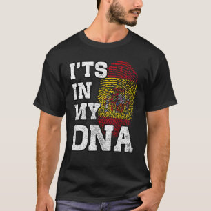 Es ist in meiner DNA Spanischer Fingerabdruck Stol T-Shirt