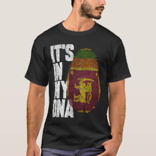 Es ist in meiner DNA Sri-Lankisch Stolz Sri-Lanka- T-Shirt