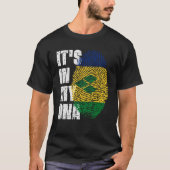 ES IST IN MEINER DNA St Vincent & Grenadines Flag T-Shirt (Vorderseite)